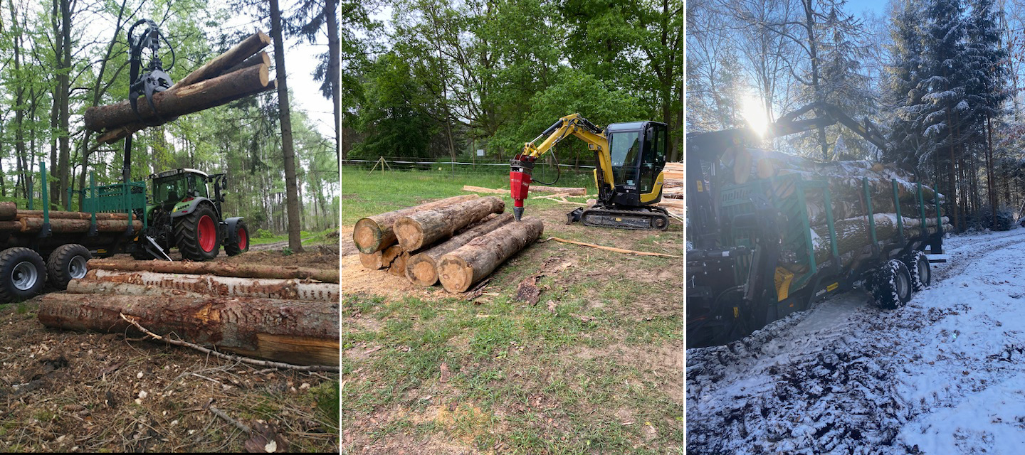 Holz spalten