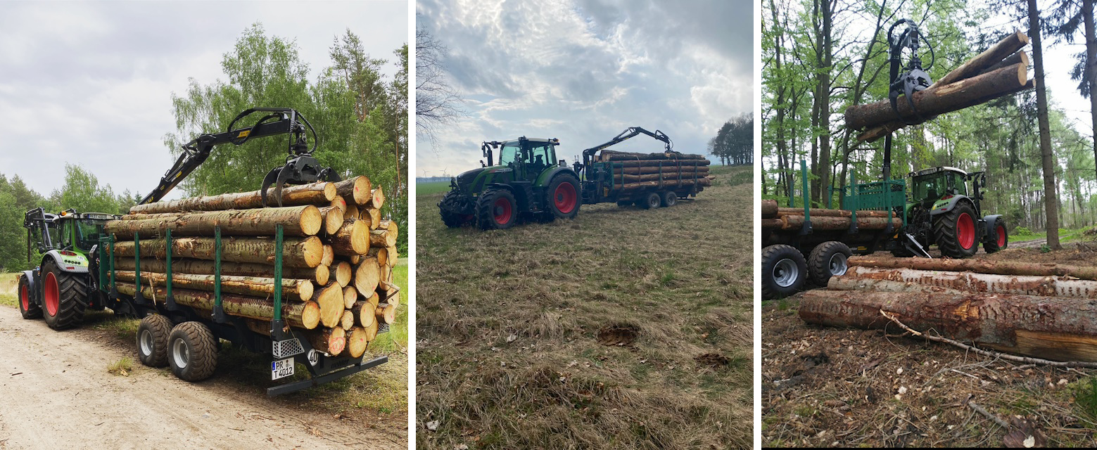 Holztransporte