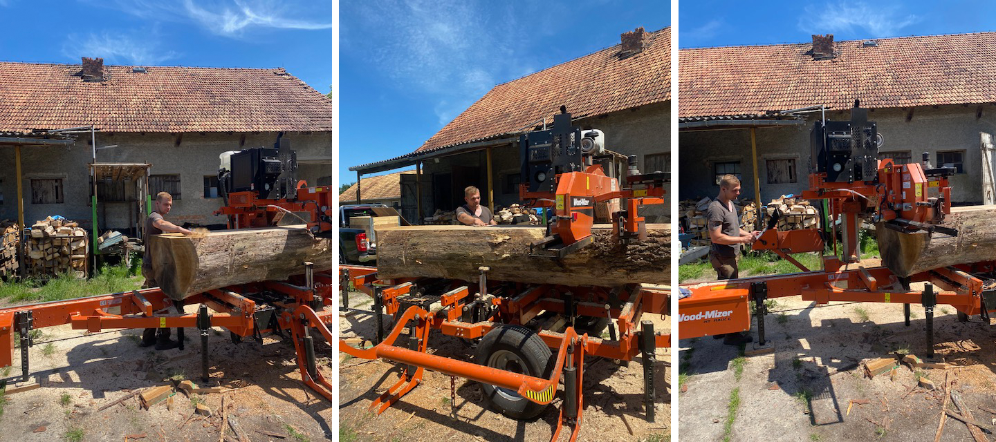 Mobiles Sägewerk